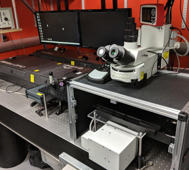 Nonlinear (2P/3P) microscope